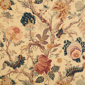 Indian Arbre Tea 175780 by Schumacher Designer Fabric