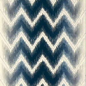 Shock Wave Midnight 54862 by Schumacher Designer Fabric