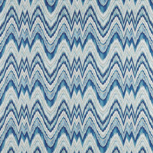 Valkyrie Flame Stitch Delft 68940 by Schumacher Designer Fabric