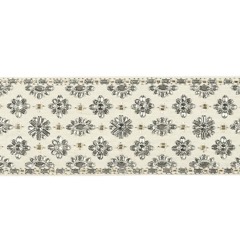 Simpson Tape Diamond 68970 by Schumacher Designer Trim 125Th Anniversary 4.0" - Swanky Fabrics -