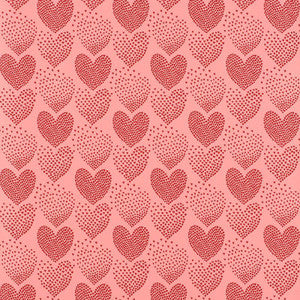 Heart Of Hearts Red & Pink 5008361 by Schumacher Designer Wallpaper