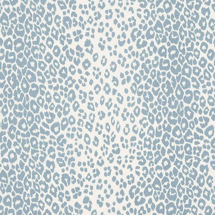 Iconic Leopard Sky 176453 by Schumacher Designer Fabric Schumacher Classics 26.5" - Swanky Fabrics -
