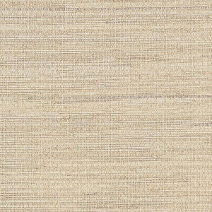 Burnished Raffia Burnished Ivory 5007820 by Schumacher Designer Wallpaper