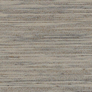 Burnished Raffia Burnished Silver 5007822 by Schumacher Designer Wallpaper