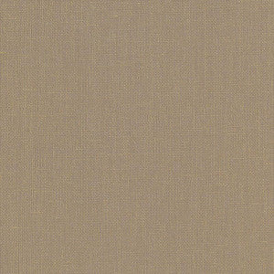 Gilded Linen Cocoa & Gold 5007848 by Schumacher Designer Wallpaper