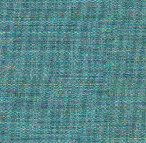 Hemp Shimmer Peacock Shimmer 5007877 by Schumacher Designer Wallpaper