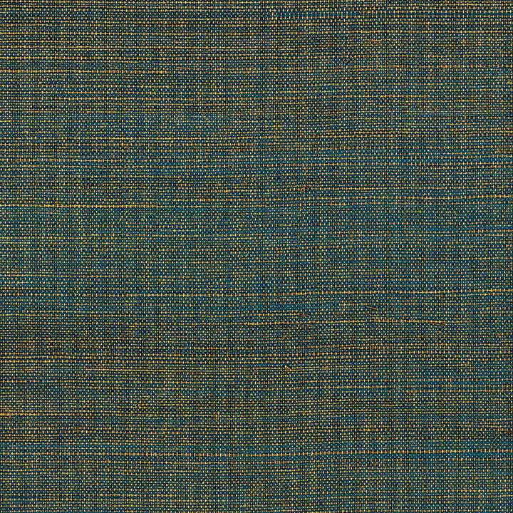 Hemp Shimmer Sapphire Shimmer 5007878 by Schumacher Designer Wallpaper Quiet Beauty - Swanky Fabrics -