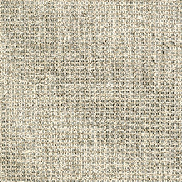 Metallic Mesh Silver 5007850 by Schumacher Designer Wallpaper Quiet Beauty - Swanky Fabrics -