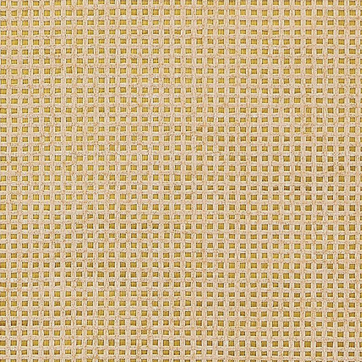 Metallic Mesh Gold 5007851 by Schumacher Designer Wallpaper Quiet Beauty - Swanky Fabrics -