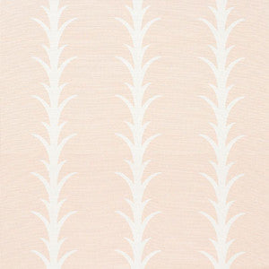 Acanthus Stripe Blush 177634 by Schumacher Designer Fabric