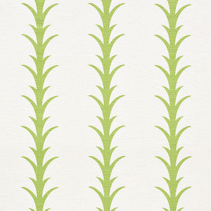 Acanthus Stripe Leaf 177631 by Schumacher Designer Fabric