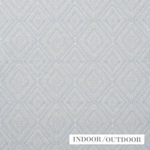 Geometric Weave Indoor/Outdoor Chambray 73863 by Schumacher Designer Fabric