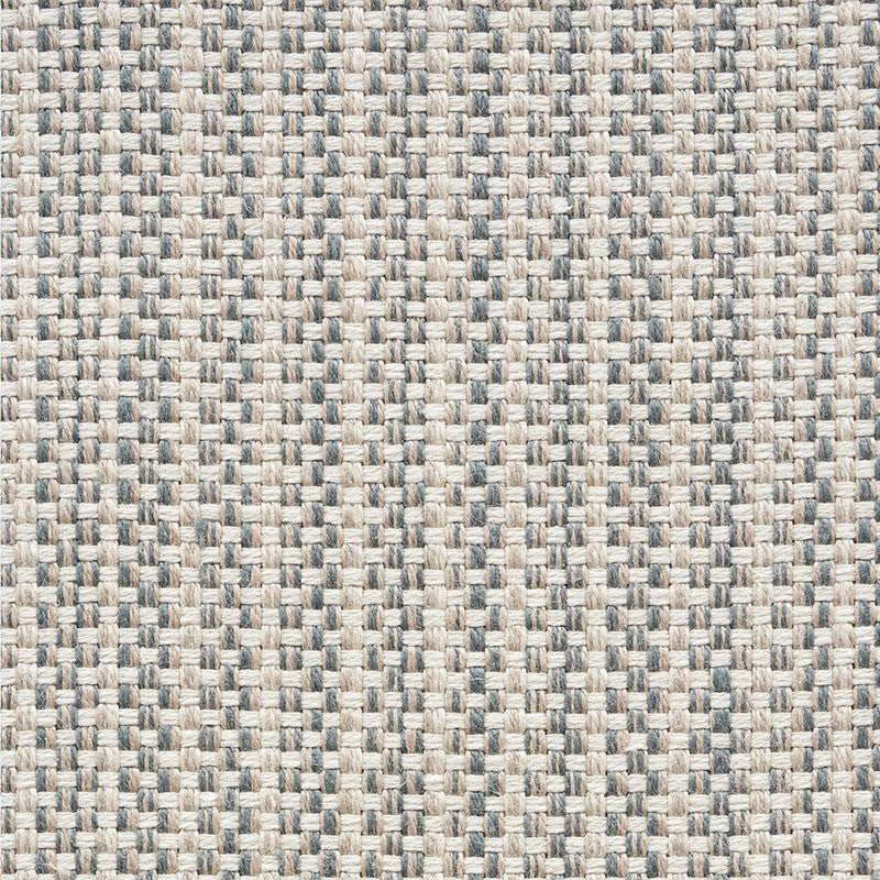 Rustic Basketweave Stone 73881 by Schumacher Designer Fabric Indoor/Outdoor Linen 1.5" - Swanky Fabrics -