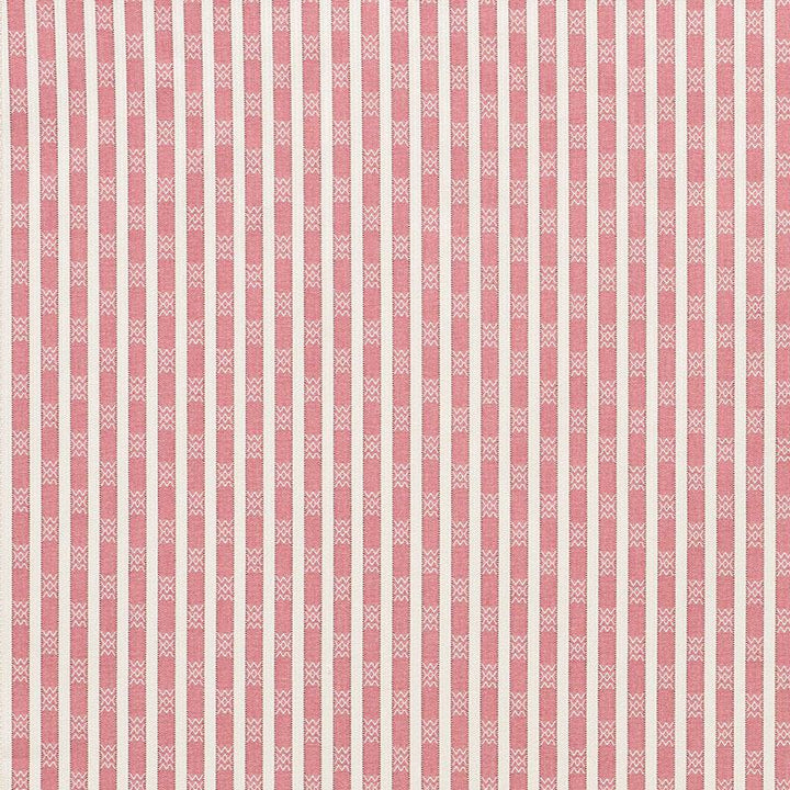Beverly Stripe Red 74212 by Schumacher Designer Fabric Mark D. Sikes - Swanky Fabrics -