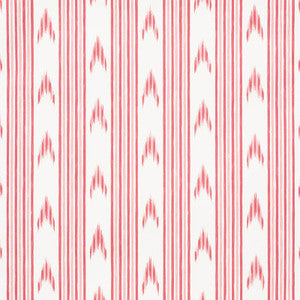 Santa Barbara Ikat Pink 5009221 by Schumacher Designer Wallpaper