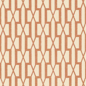 Belvedere Burnt Orange 176116 by Schumacher Designer Fabric