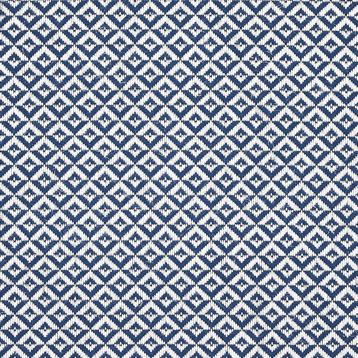 Jamison Navy 69842 by Schumacher Designer Fabric Essentials: Small Scale Upholstery Fabrics - Swanky Fabrics -