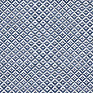 Jamison Navy 69842 by Schumacher Designer Fabric