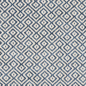 Lessing Indigo 69812 by Schumacher Designer Fabric