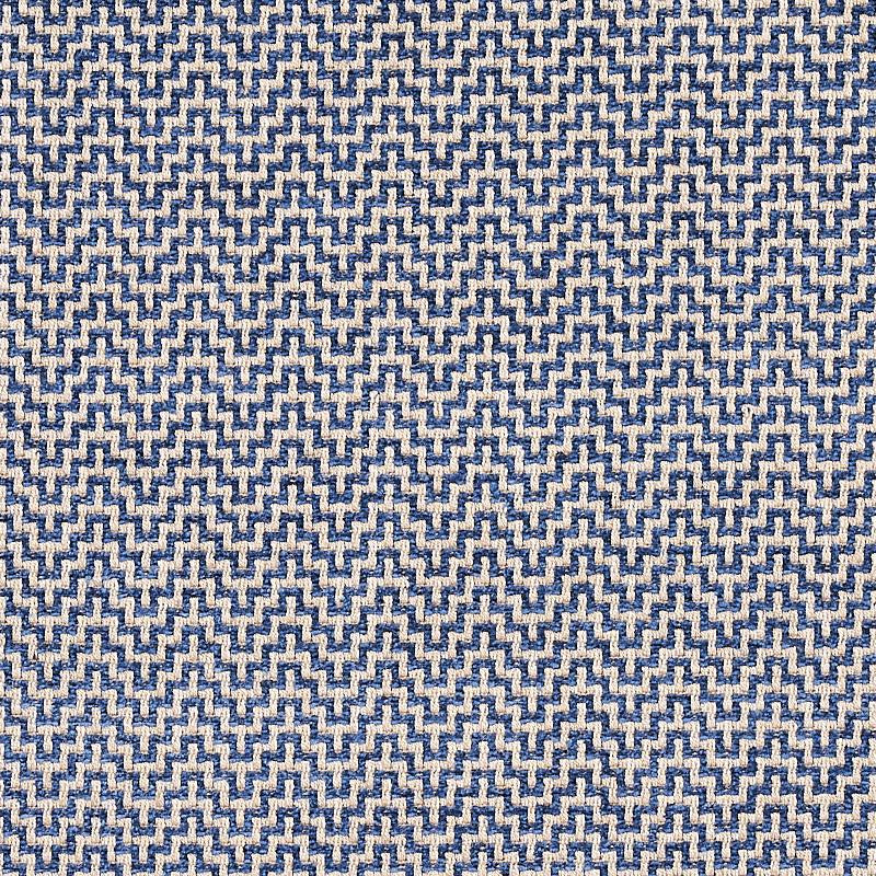 Orwell Lapis 69824 by Schumacher Designer Fabric Essentials: Small Scale Upholstery Fabrics 1.0" - Swanky Fabrics -