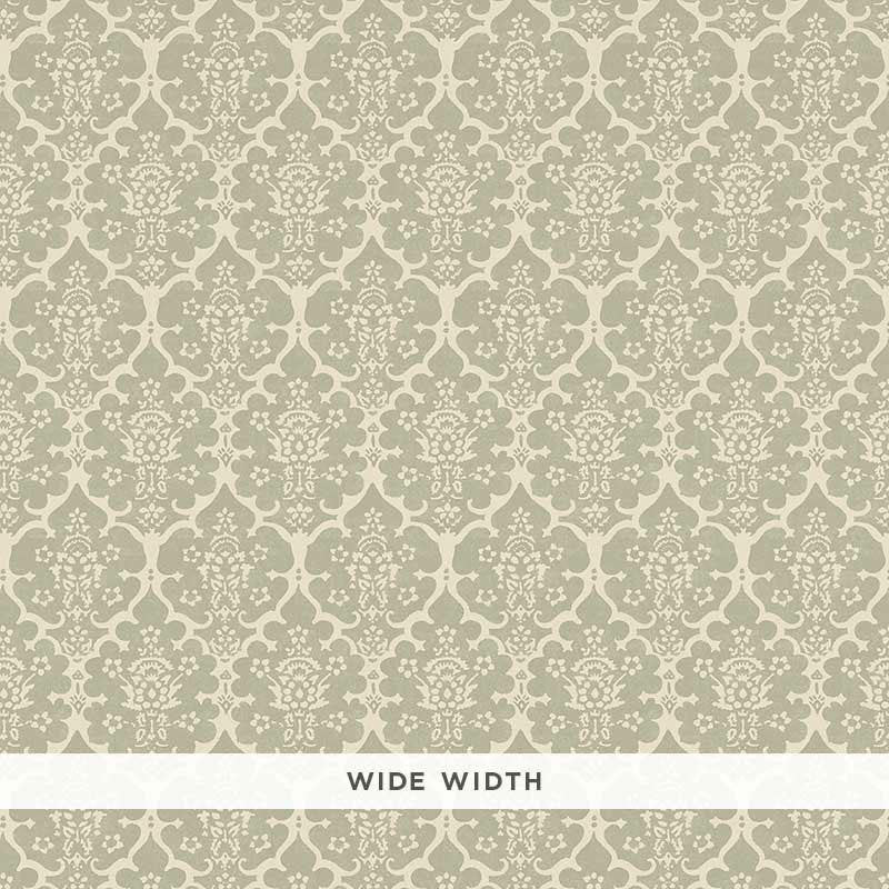 Burley Sage 5008033 by Schumacher Designer Wallpaper Veere Grenney 2.5" - Swanky Fabrics -