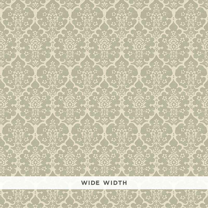 Burley Sage 5008033 by Schumacher Designer Wallpaper Veere Grenney 2.5" - Swanky Fabrics -