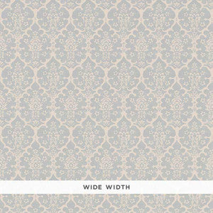 Burley Orpington Blue 5008034 by Schumacher Designer Wallpaper