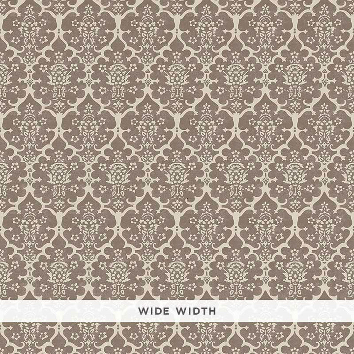 Burley Berber Brown 5008036 by Schumacher Designer Wallpaper Veere Grenney 2.5" - Swanky Fabrics -