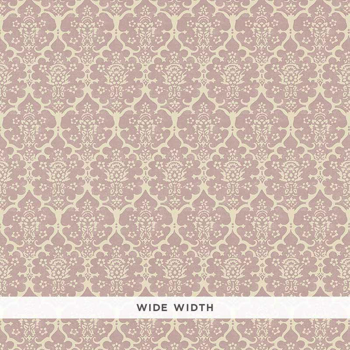 Burley Lilac 5008030 by Schumacher Designer Wallpaper Veere Grenney 2.5" - Swanky Fabrics -
