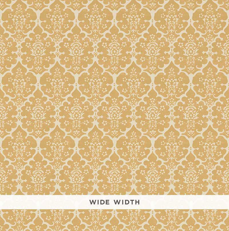 Burley Straw 5008032 by Schumacher Designer Wallpaper Veere Grenney 2.5" - Swanky Fabrics -