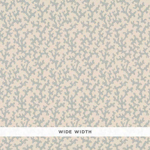 Folly Orpington Blue 5008004 by Schumacher Designer Wallpaper