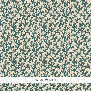 Folly Peacock Blue 5008005 by Schumacher Designer Wallpaper