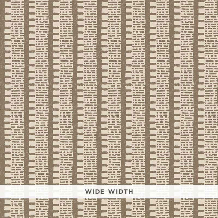 Kiosk Berber Brown 5008016 by Schumacher Designer Wallpaper Veere Grenney 1.38" - Swanky Fabrics -