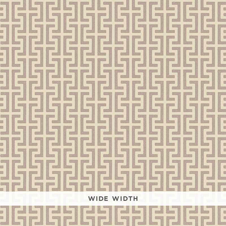 Temple Lilac 5008050 by Schumacher Designer Wallpaper Veere Grenney 4.5" - Swanky Fabrics -