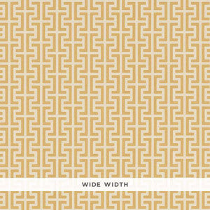 Temple Straw 5008052 by Schumacher Designer Wallpaper