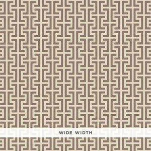 Temple Berber Brown 5008056 by Schumacher Designer Wallpaper