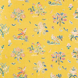 Magical Menagerie Yellow 176751 by Schumacher Designer Fabric