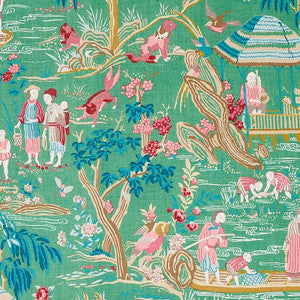 Yangtze River Jade 176770 by Schumacher Designer Fabric