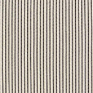 Stitched Stripe Indoor/Outdoor Black 71744 by Schumacher Designer Fabric