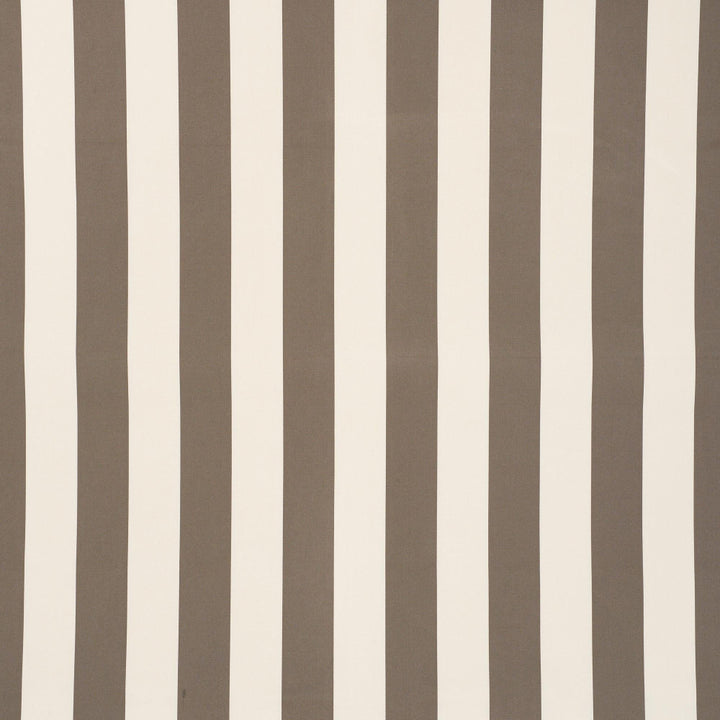 Cabana Stripe Indoor/Outdoor Taupe 71754 by Schumacher Designer Fabric Essentials: Indoor/Outdoor Prints & Wovens 7.0" - Swanky Fabrics -