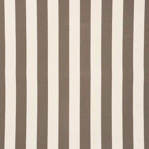 Cabana Stripe Indoor/Outdoor Taupe 71754 by Schumacher Designer Fabric