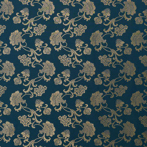 Margaux Peacock Shimmer 71843 by Schumacher Designer Fabric