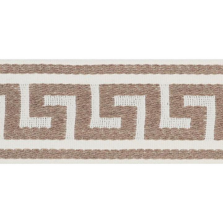 Ganton Tape Indoor/Outdoor Taupe 72390 by Schumacher Designer Trim Indoor-Outdoor Trims - Swanky Fabrics -
