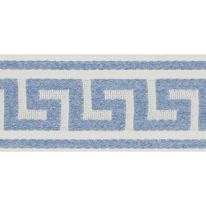 Ganton Tape Indoor/Outdoor Blue 72391 by Schumacher Designer Trim