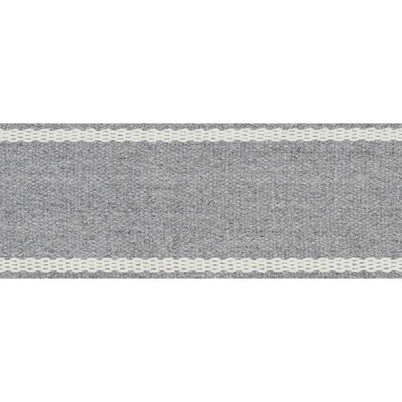 Sullivan Tape Indoor/Outdoor Grey 72402 by Schumacher Designer Trim Indoor-Outdoor Trims - Swanky Fabrics -