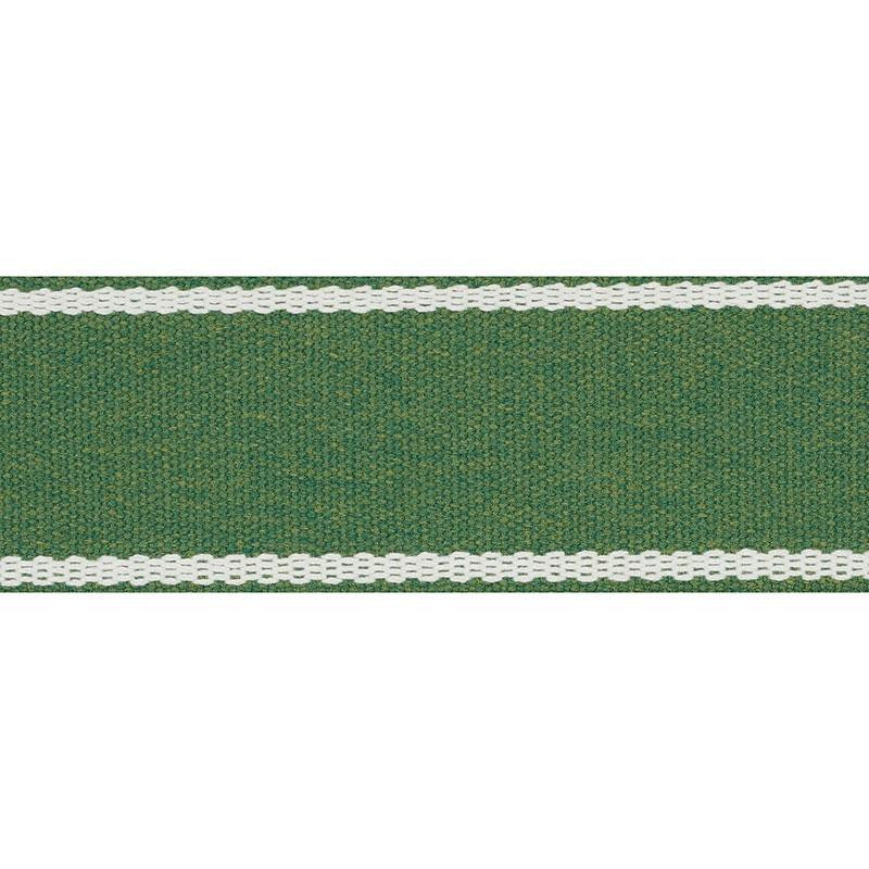 Sullivan Tape Indoor/Outdoor Green 72403 by Schumacher Designer Trim Isola Indoor/Outdoor - Swanky Fabrics -
