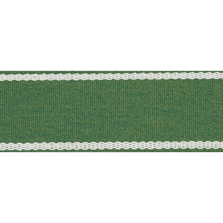 Sullivan Tape Indoor/Outdoor Green 72403 by Schumacher Designer Trim Isola Indoor/Outdoor - Swanky Fabrics -