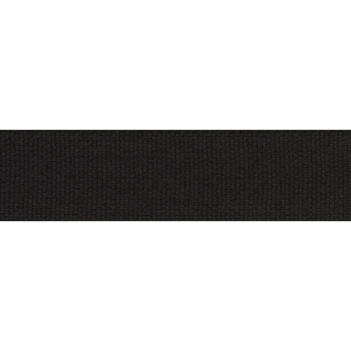 Ashwood Tape Indoor/Outdoor Black 72416 by Schumacher Designer Trim Indoor-Outdoor Trims - Swanky Fabrics -