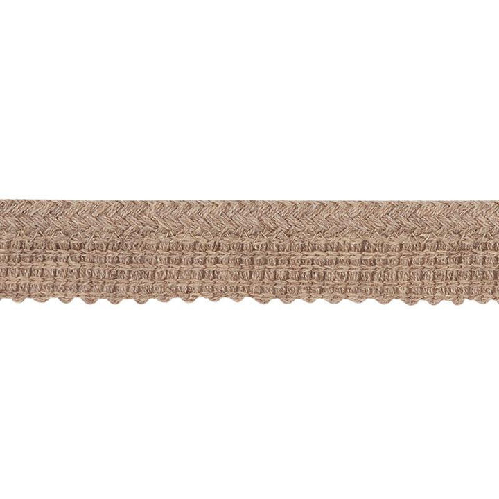 Eubie Lip Cord Indoor/Outdoor Taupe 72421 by Schumacher Designer Trim Indoor-Outdoor Trims - Swanky Fabrics -