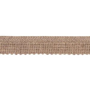 Eubie Lip Cord Indoor/Outdoor Taupe 72421 by Schumacher Designer Trim